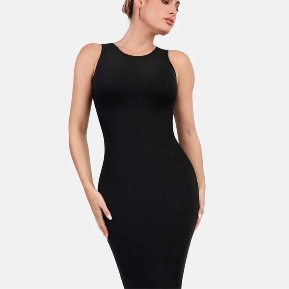 popilush built in shapewear Bodycon  Dress